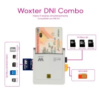 Woxter Lector de DNI y tarjetas inteligentes azul desde 10,99 €